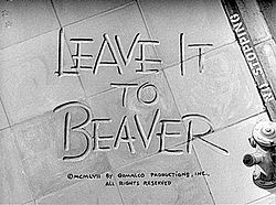 TV show Leave It To Beaver logo