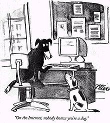image of 05july1993 Peter Steiner cartoon for New Yorker